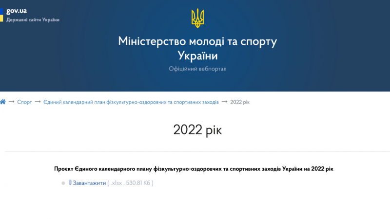 Тхеквондо-2022: календарний план спортивних заходів