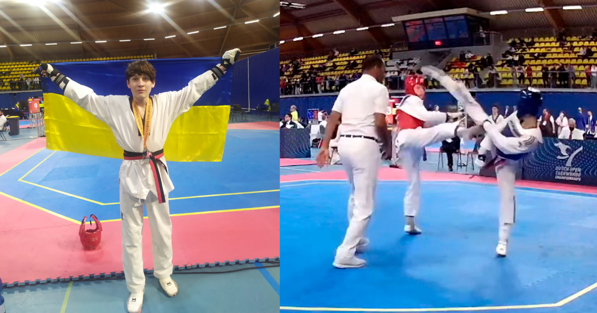 Еміль Бовсуновський — срібний призер міжнародного турніру Dutch Open Taekwondo Championships 2023