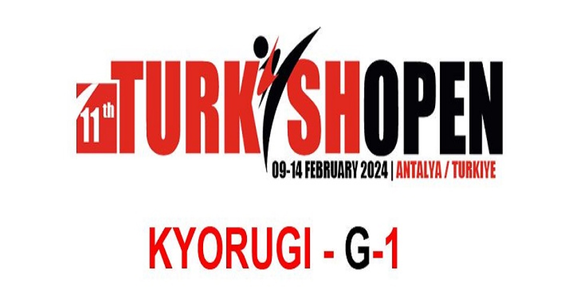 G-1 11th Turkish Open 2024: дати та умови участі в турнірі