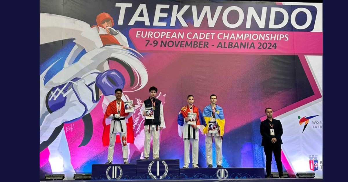 Фугело Артем – бронзовий призер чемпіонату Європи з тхеквондо ВТФ!