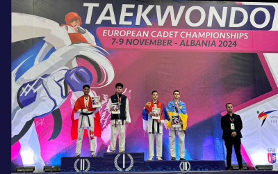 Фугело Артем – бронзовий призер чемпіонату Європи з тхеквондо ВТФ!